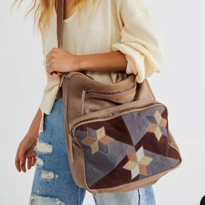 Free People We the Free Quilted Clove Bag NWOT -$258 A601